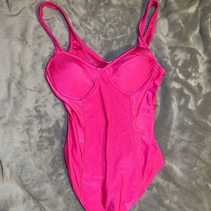Hot pink bodysuit